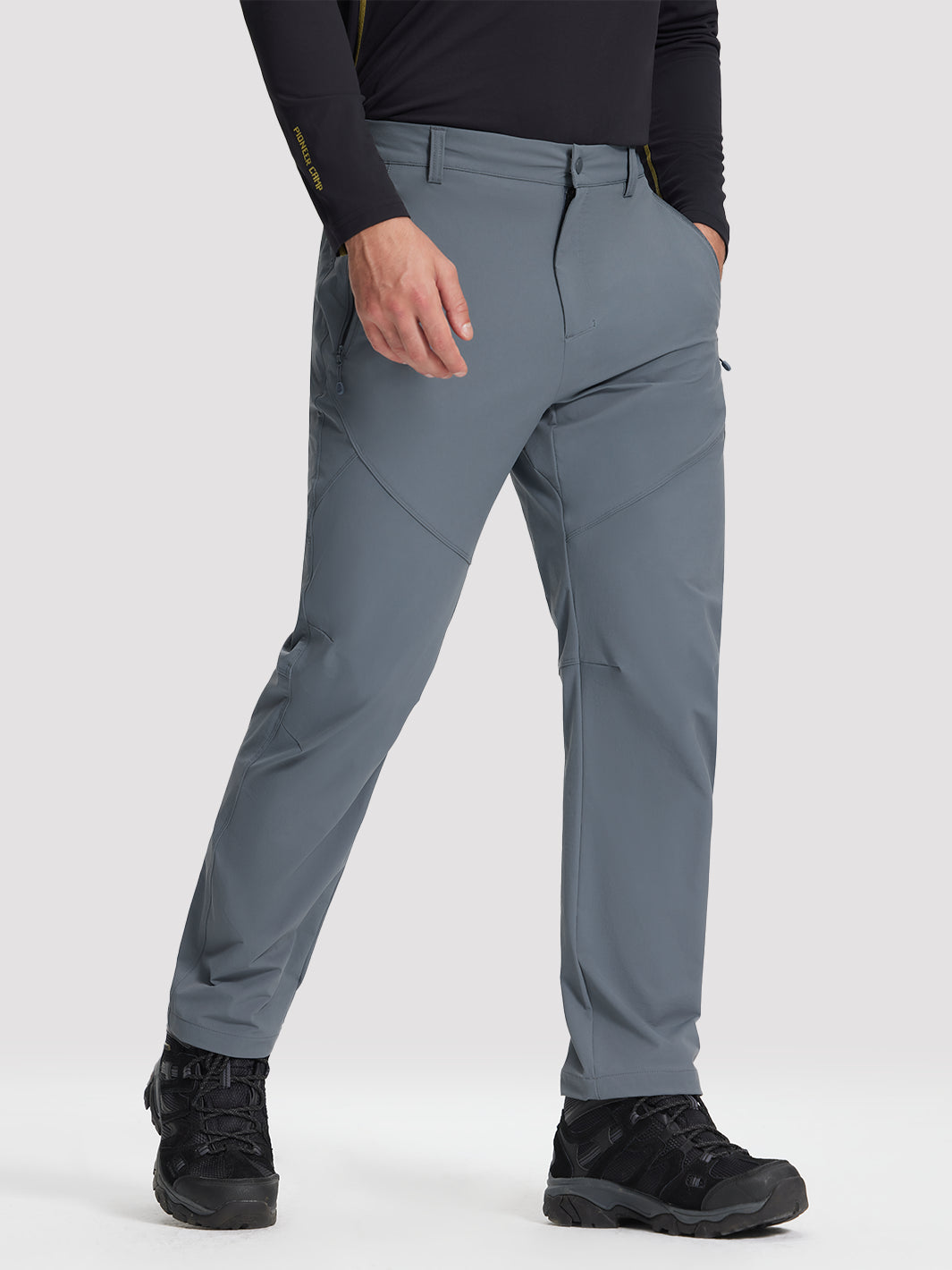 Men's 4-Way Stretch Water-Repellent Hiking Pants PIONEER CAMP