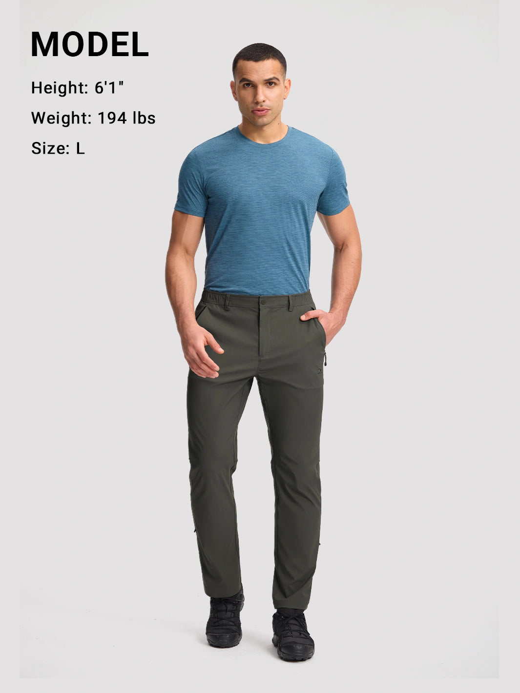 Men's Quick-Dry Hiking Pants PIONEER CAMP