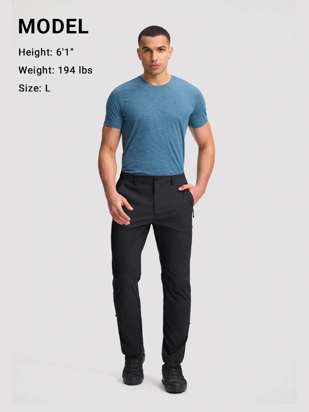 Men's Quick-Dry Hiking Pants PIONEER CAMP