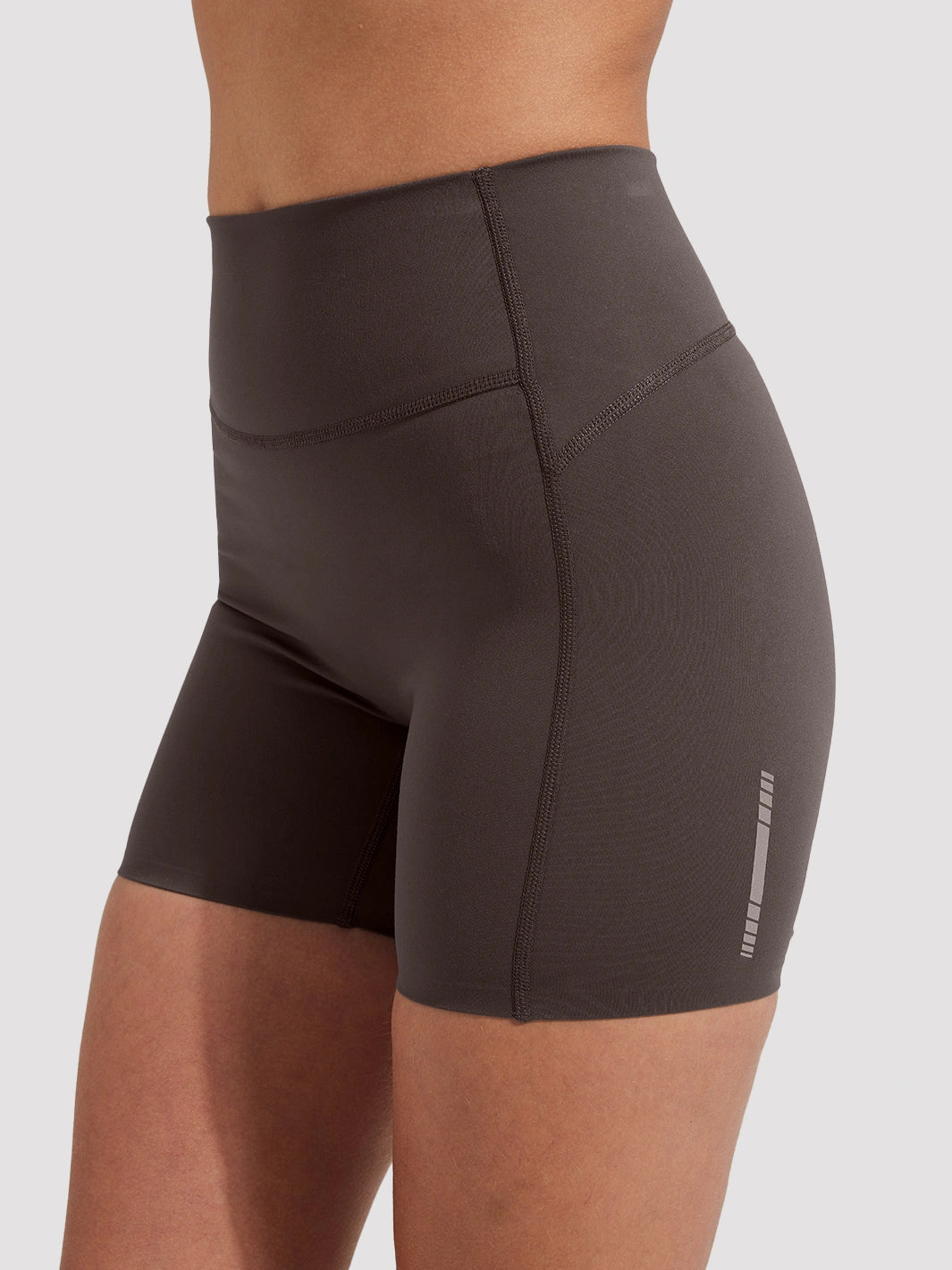 Women's High-Waist No-Ride-Up Yoga Shorts with Pockets