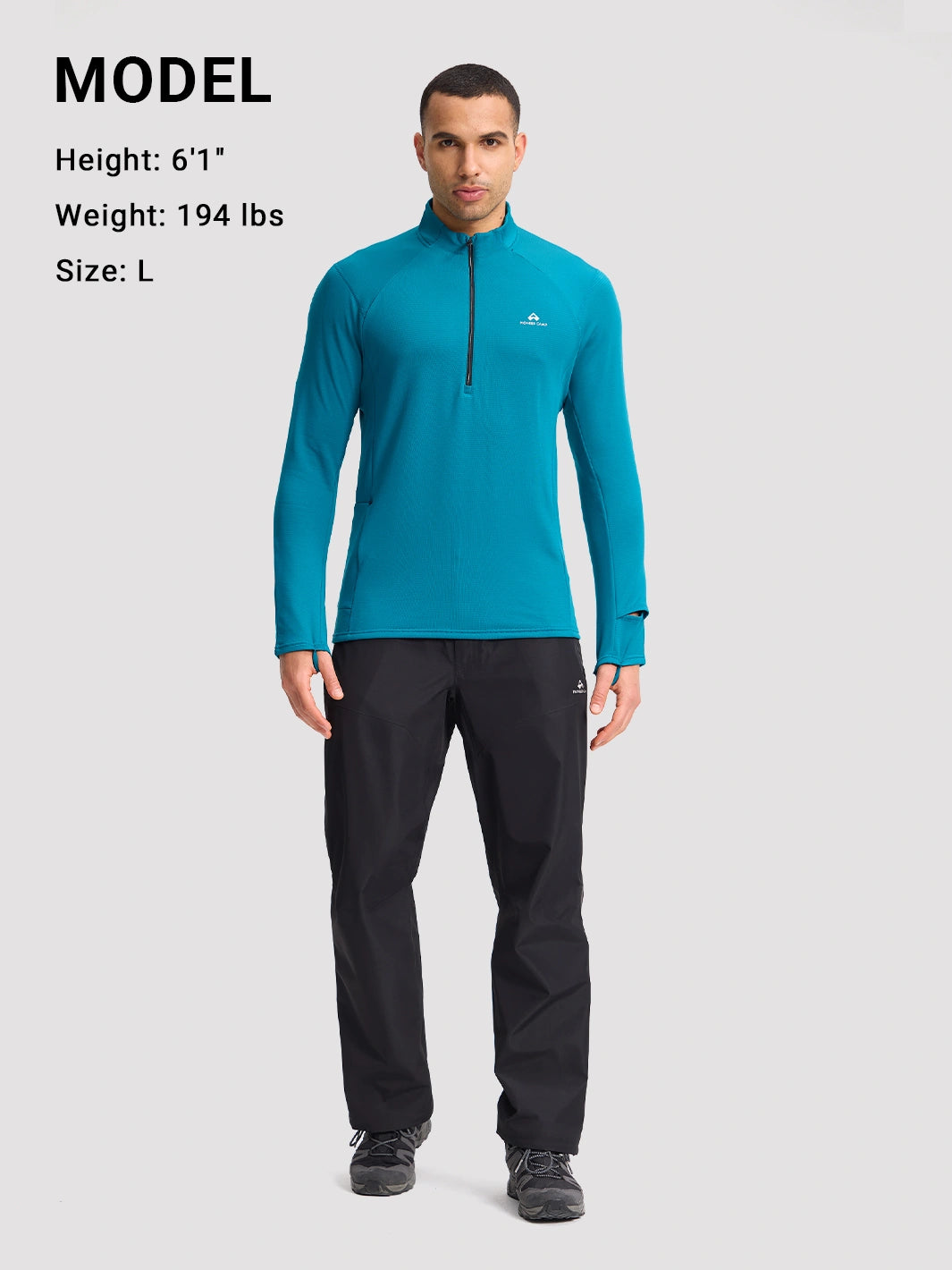 Men's Waterproof Breathable Softshell Hiking Pants