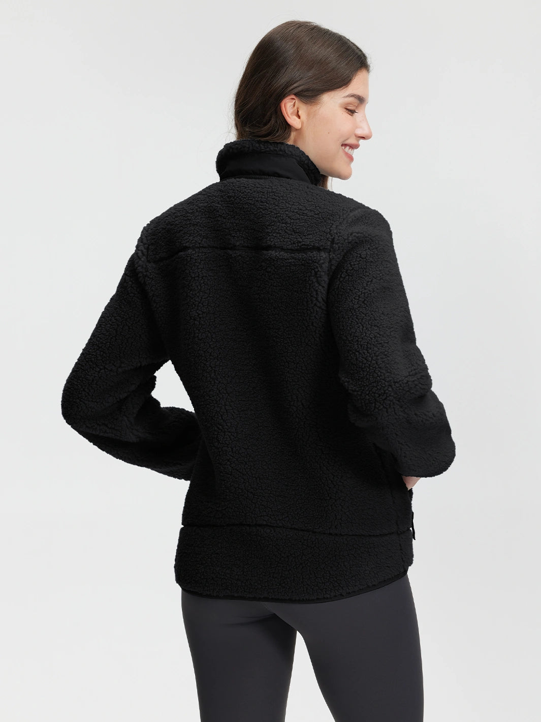 Women's 550g Thick Polar Fleece Full-Zip Jacket