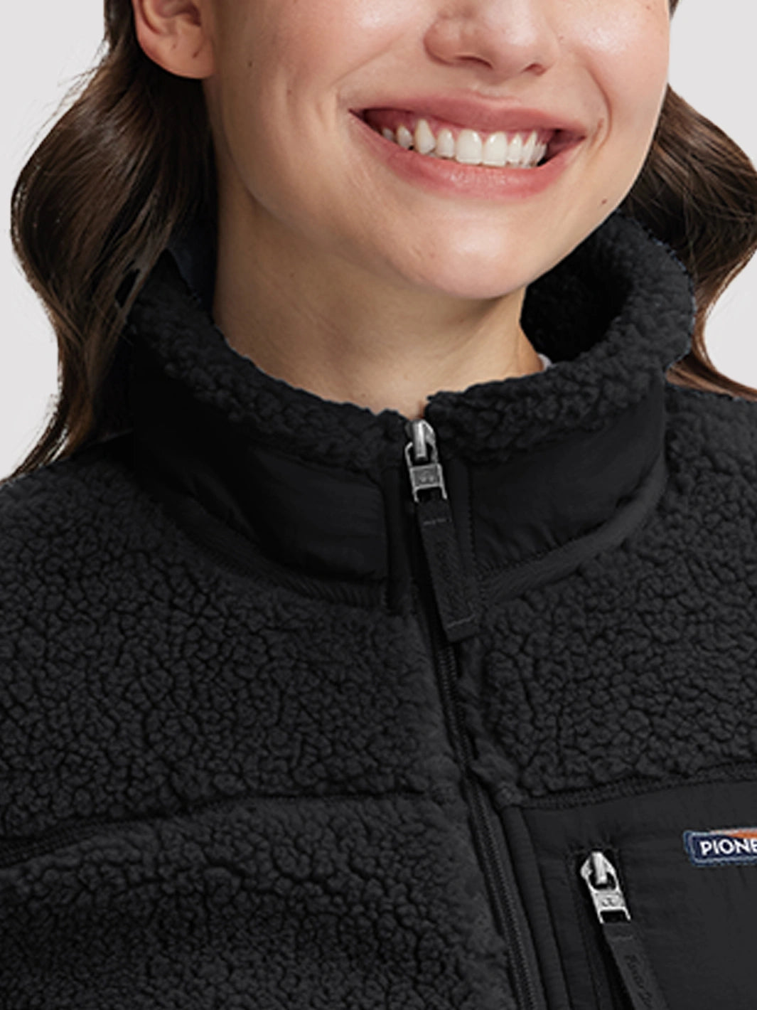 Women's 550g Thick Polar Fleece Full-Zip Jacket