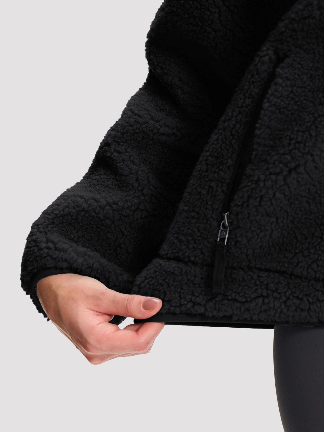 Women's 550g Thick Polar Fleece Full-Zip Jacket
