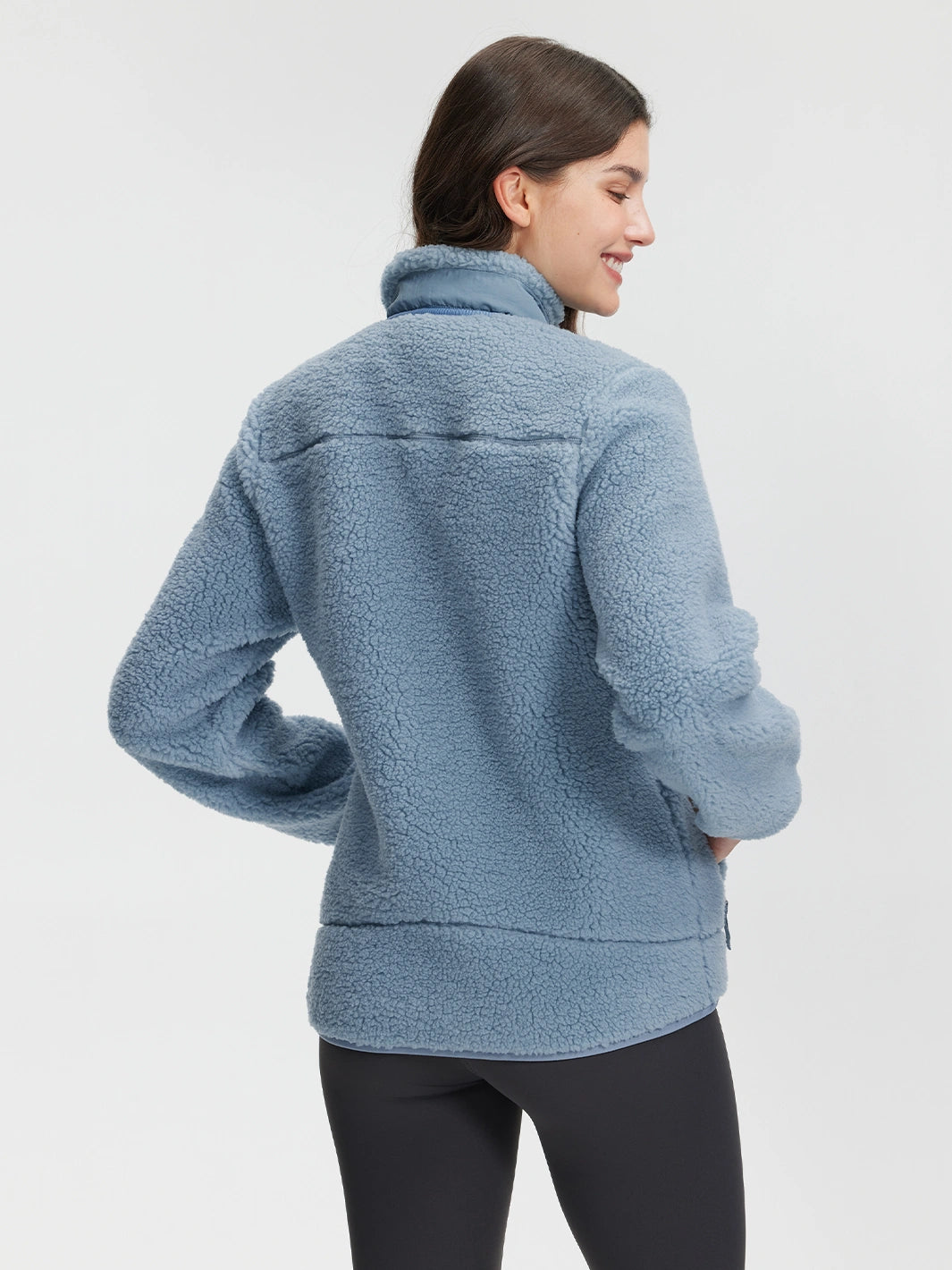 Women's 550g Thick Polar Fleece Full-Zip Jacket