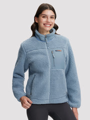 Women's 550g Thick Polar Fleece Full-Zip Jacket PIONEER CAMP