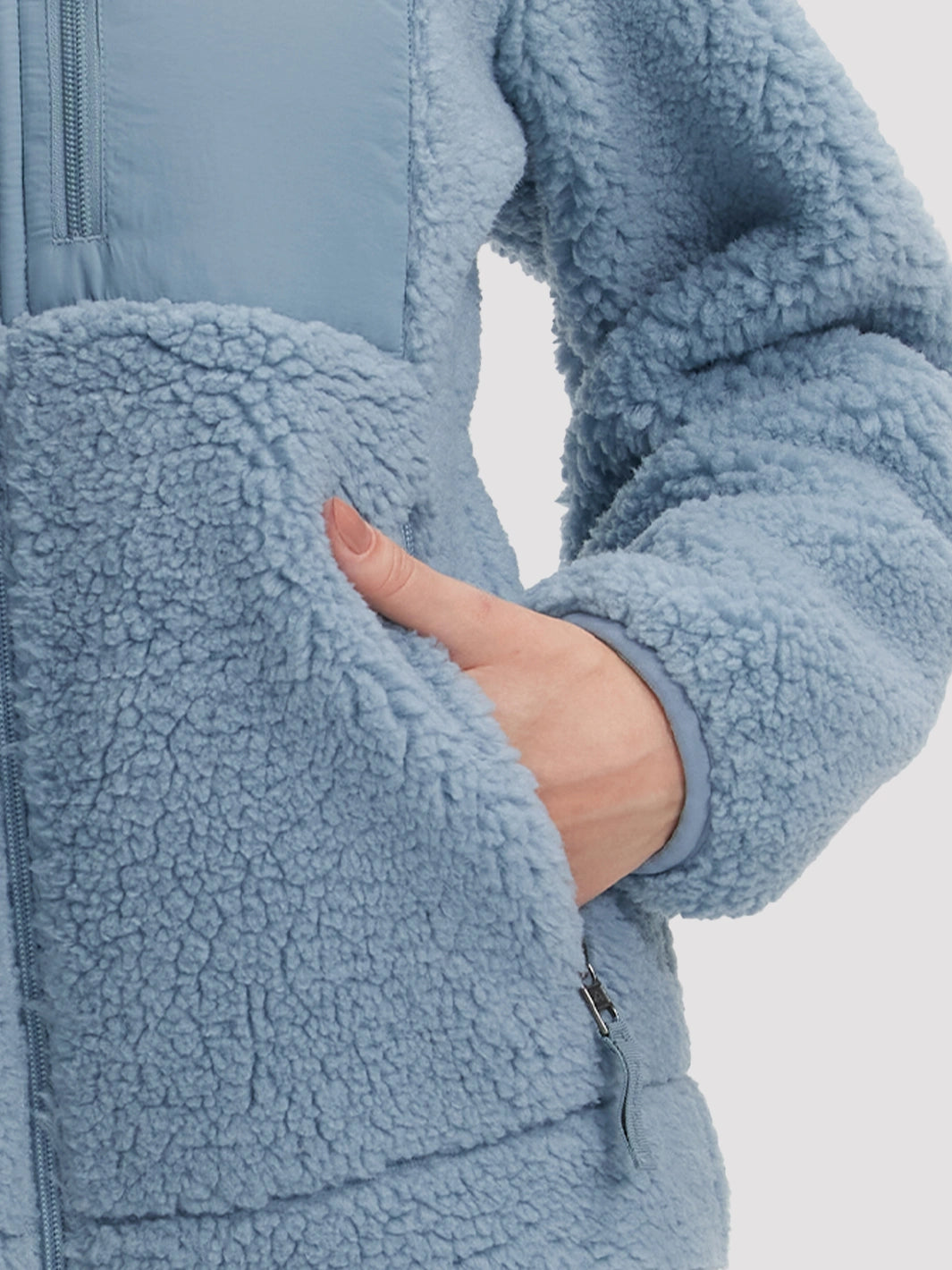 Women's 550g Thick Polar Fleece Full-Zip Jacket