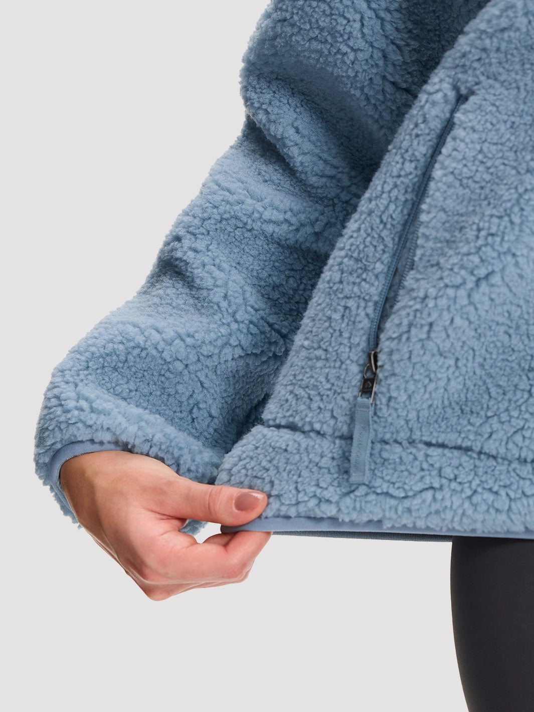 Women's 550g Thick Polar Fleece Full-Zip Jacket