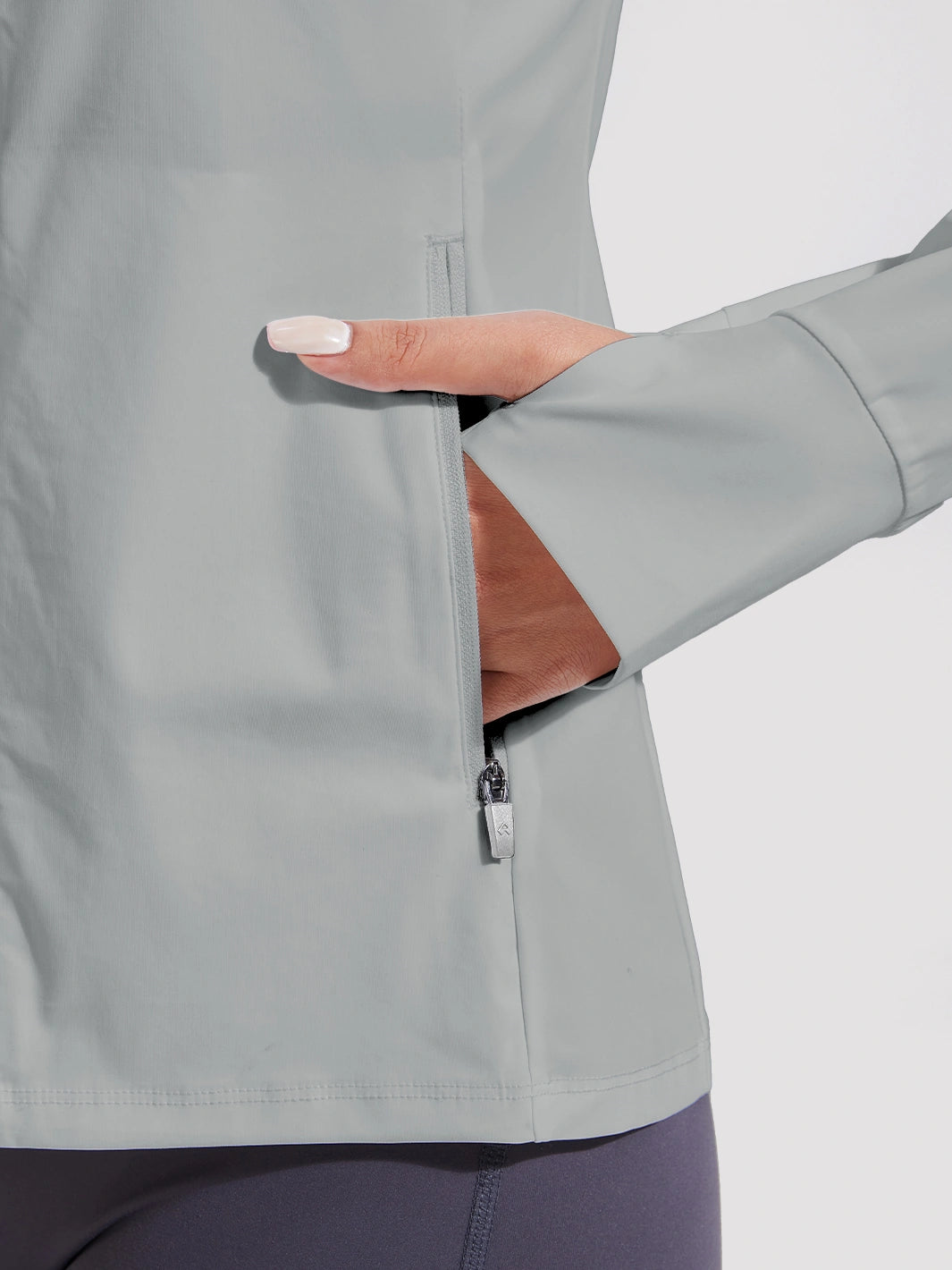 Sonnen Hoodie für Damen mit LSF 50+ und durchgehendem Reißverschluss