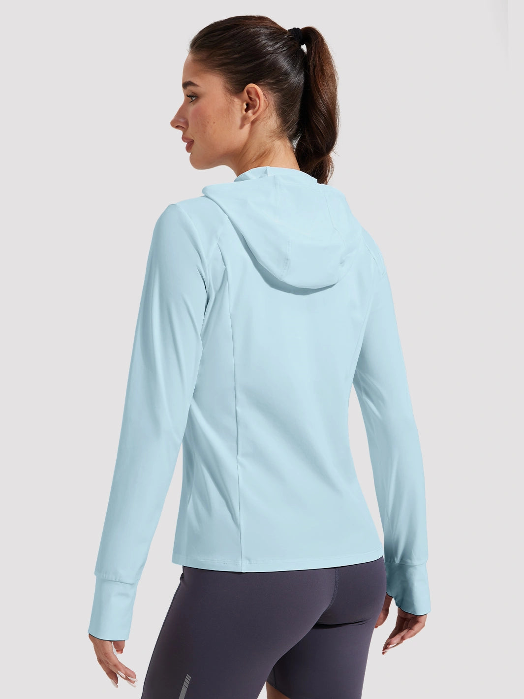 Sonnen Hoodie für Damen mit LSF 50+ und durchgehendem Reißverschluss