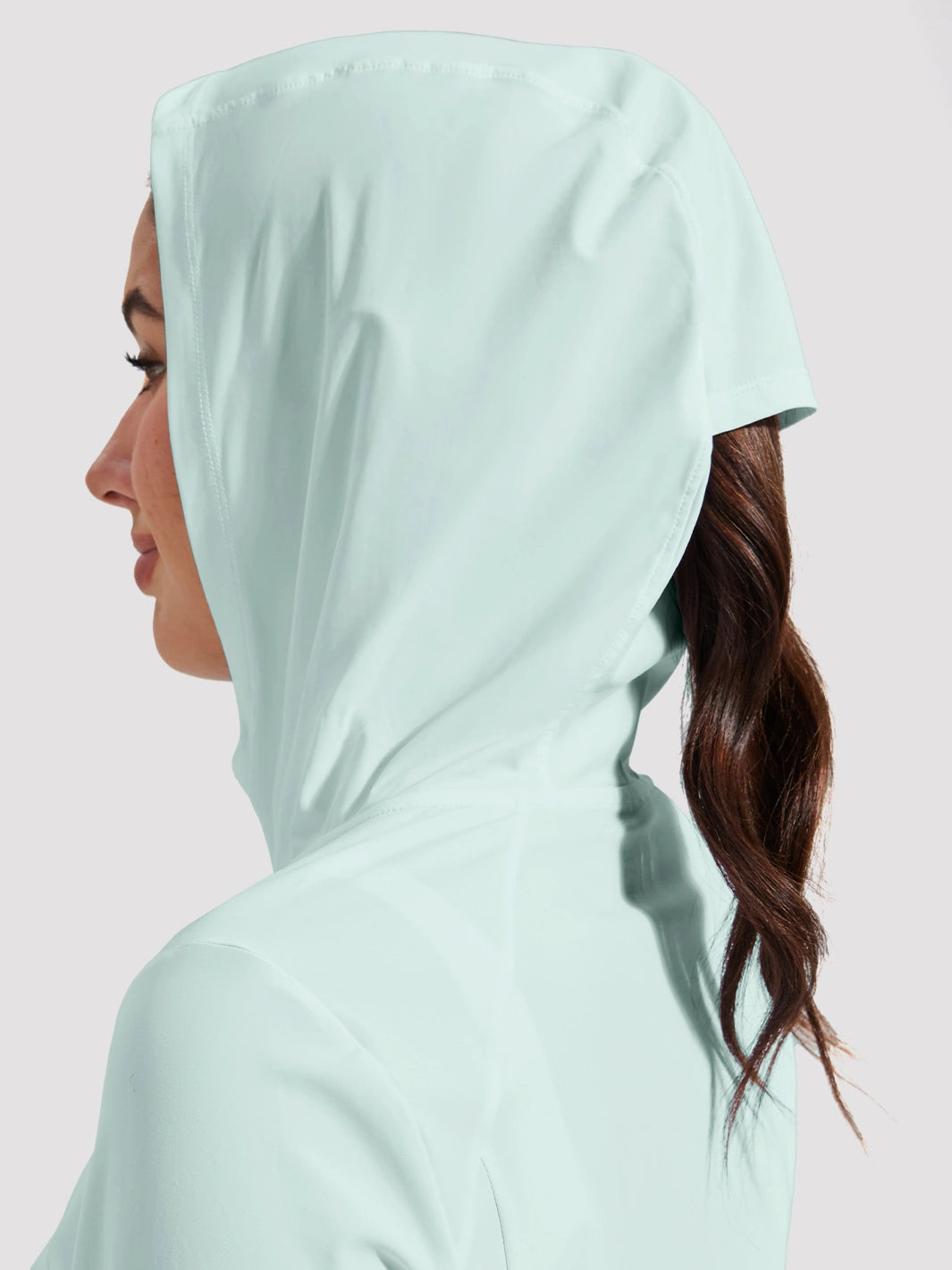 Sonnen Hoodie für Damen mit LSF 50+ und durchgehendem Reißverschluss