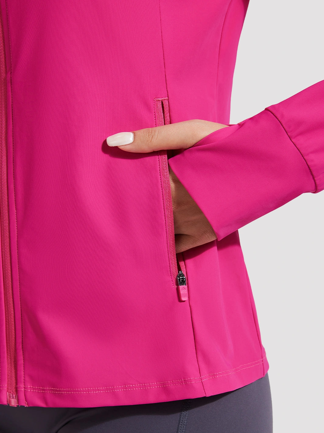 Sonnen Hoodie für Damen mit LSF 50+ und durchgehendem Reißverschluss