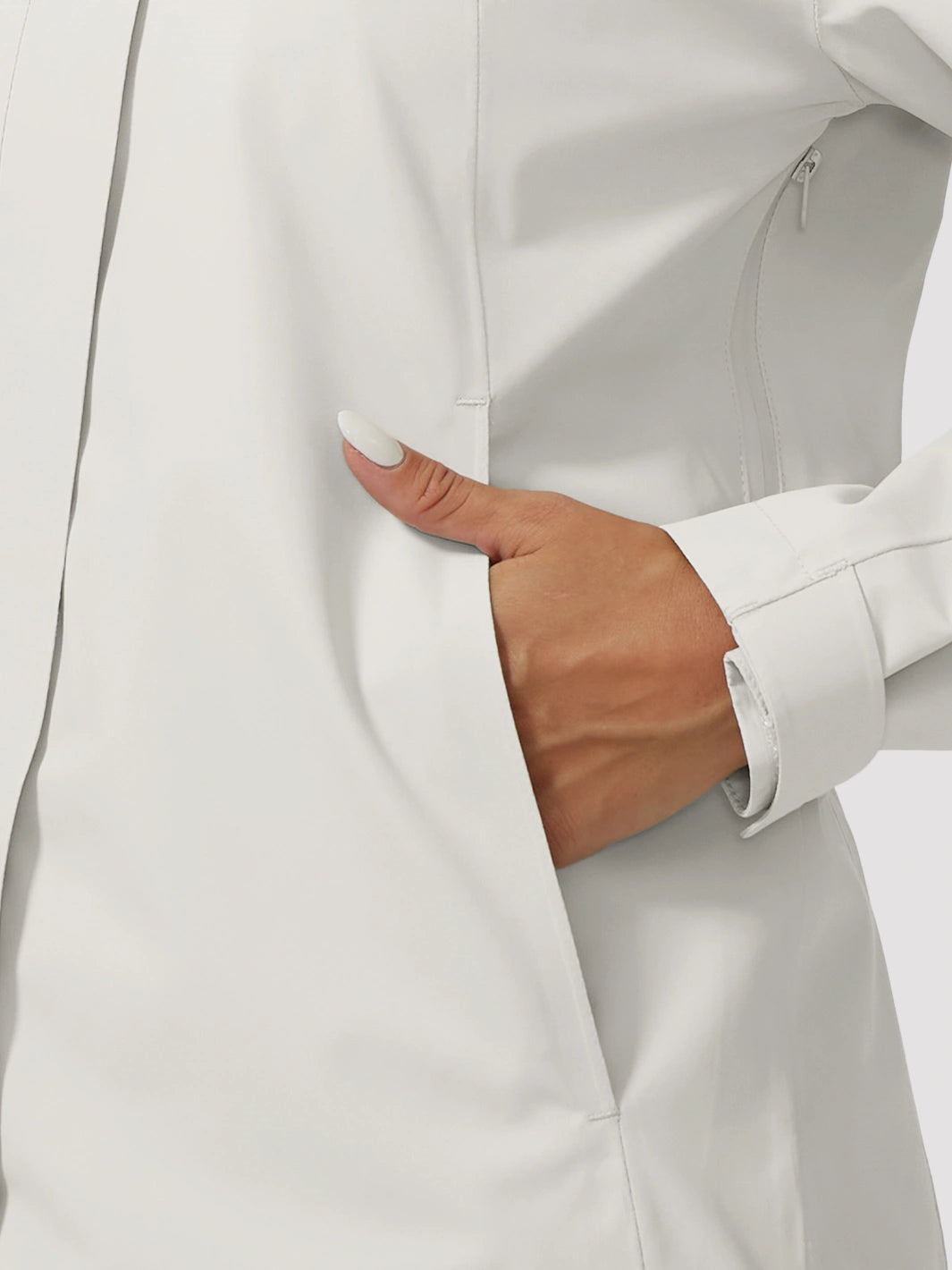 Veste de pluie imperméable et pliable pour femmes