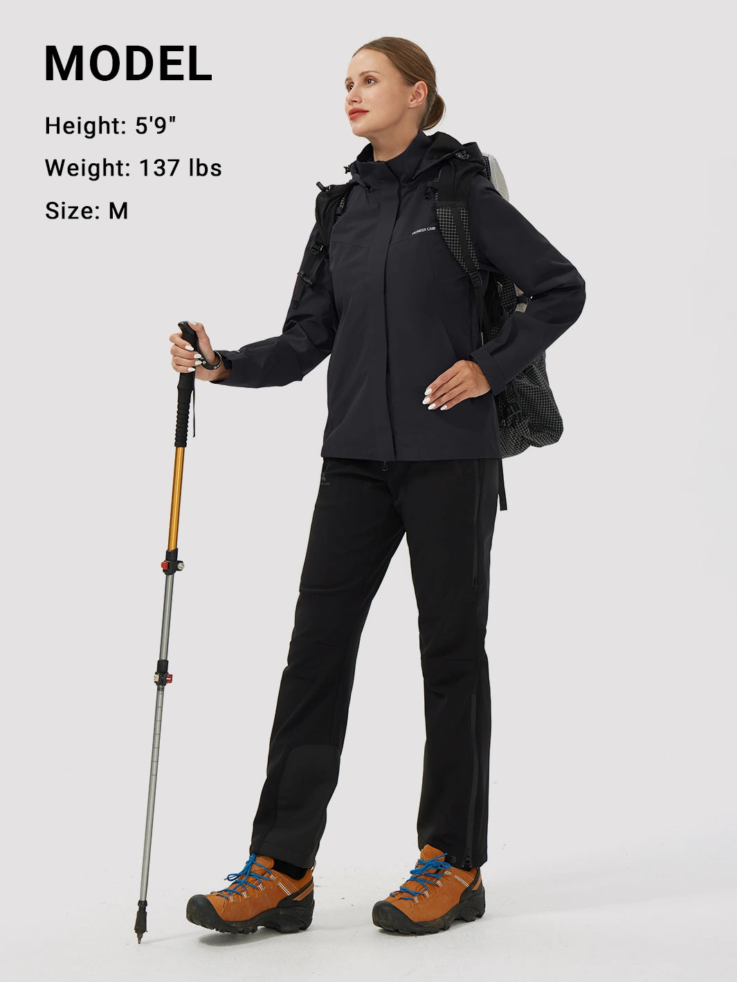 Veste de pluie imperméable et pliable pour femmes