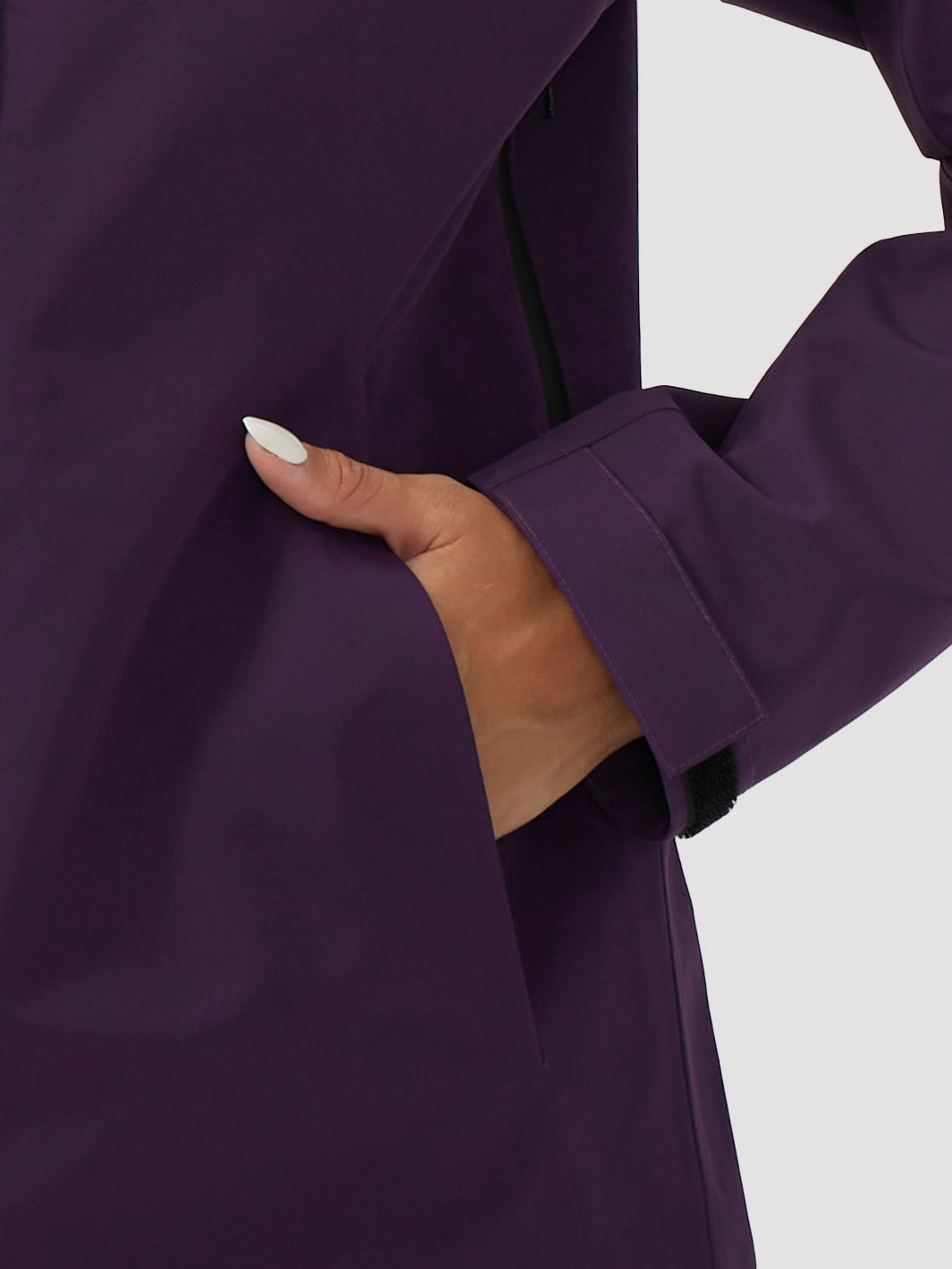 Veste de pluie imperméable et pliable pour femmes