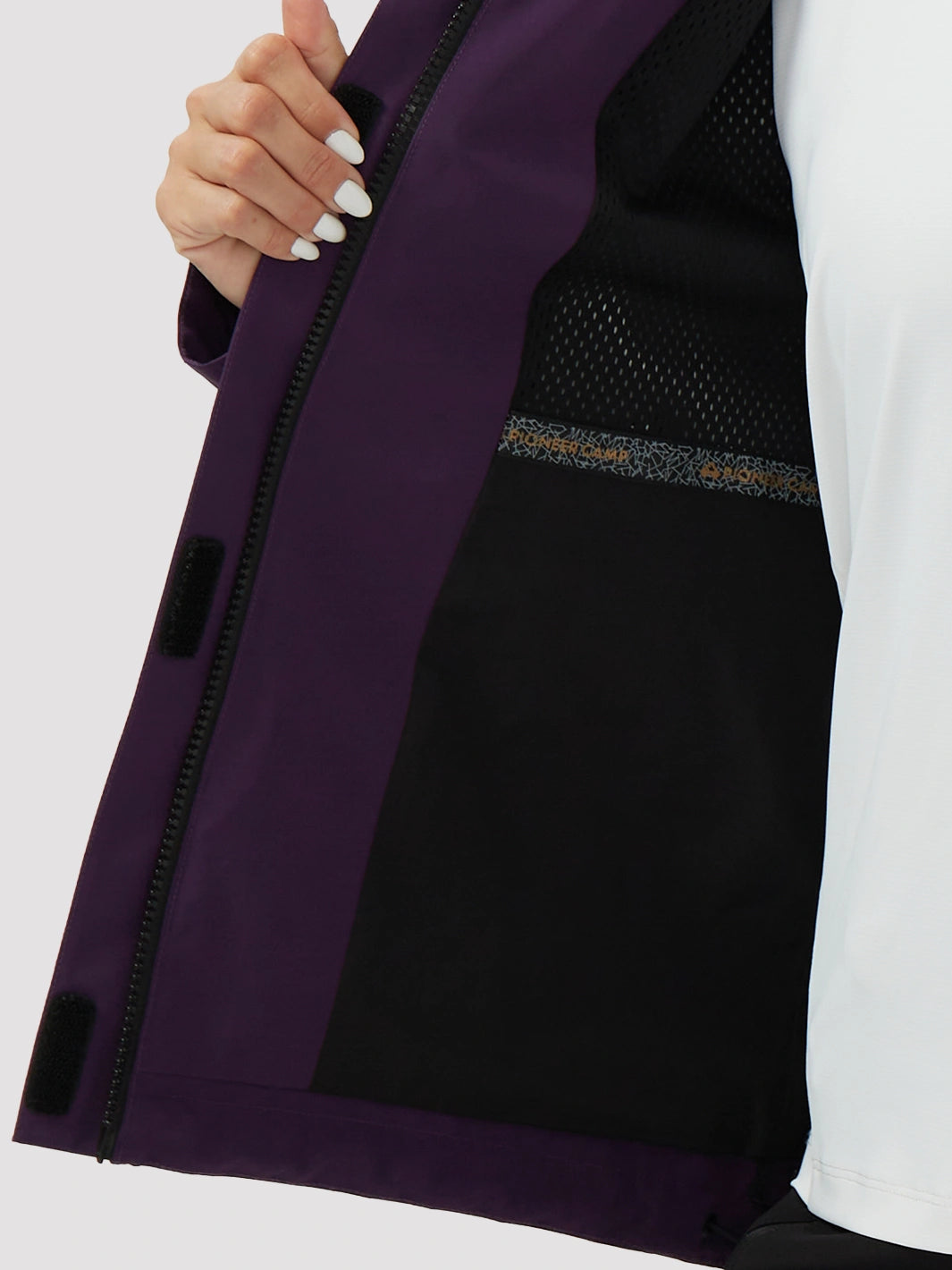 Veste de pluie imperméable et pliable pour femmes