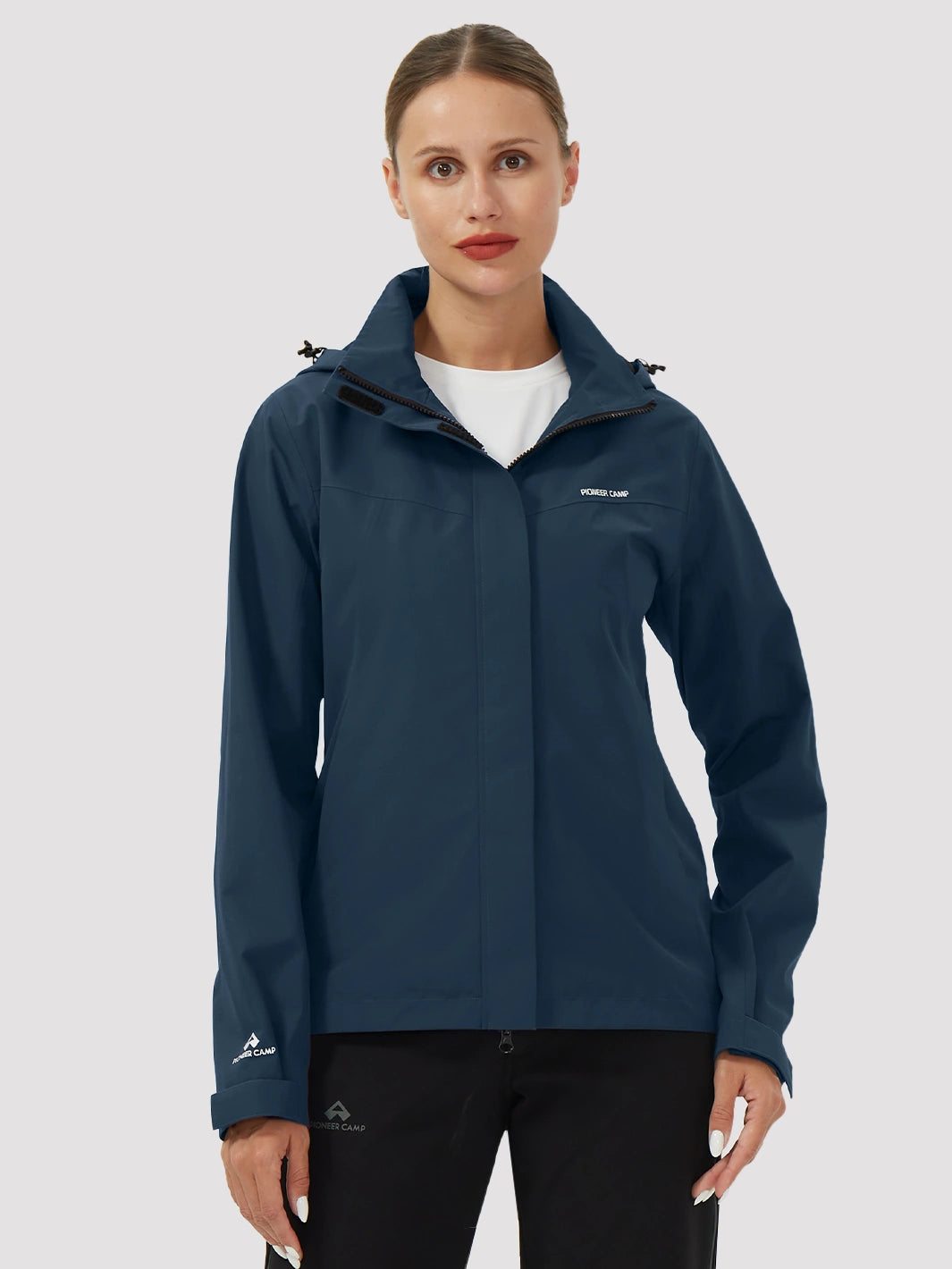 Wasserdichte, packbare Regenjacke für Damen