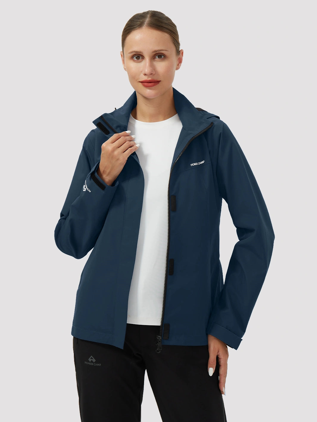 Veste de pluie imperméable et pliable pour femmes