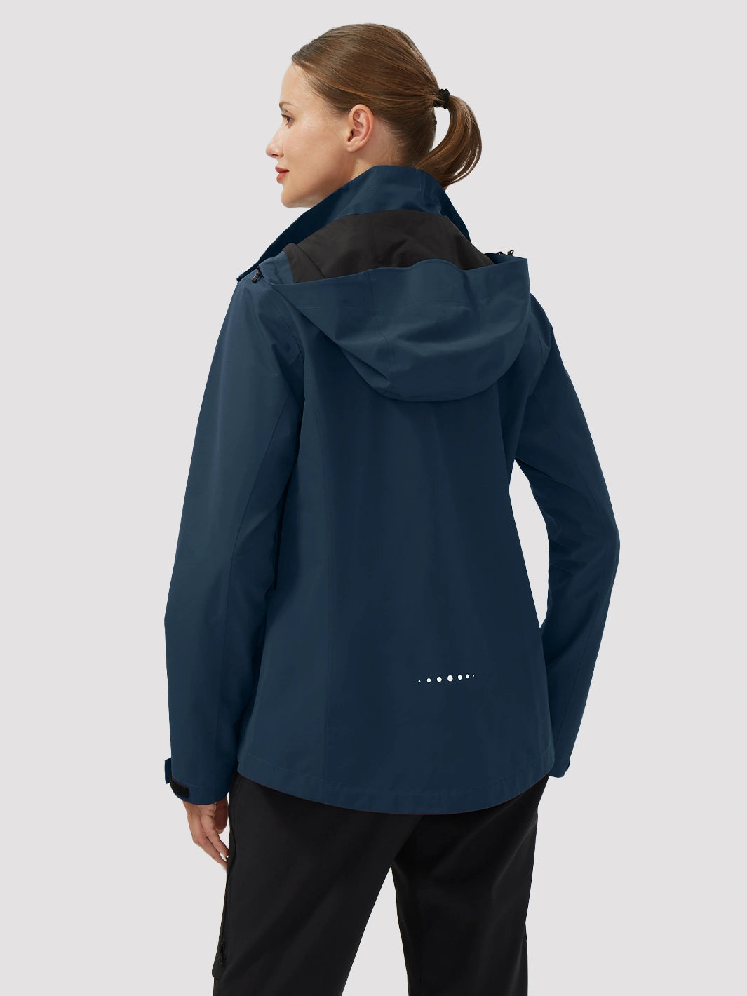 Veste de pluie imperméable et pliable pour femmes
