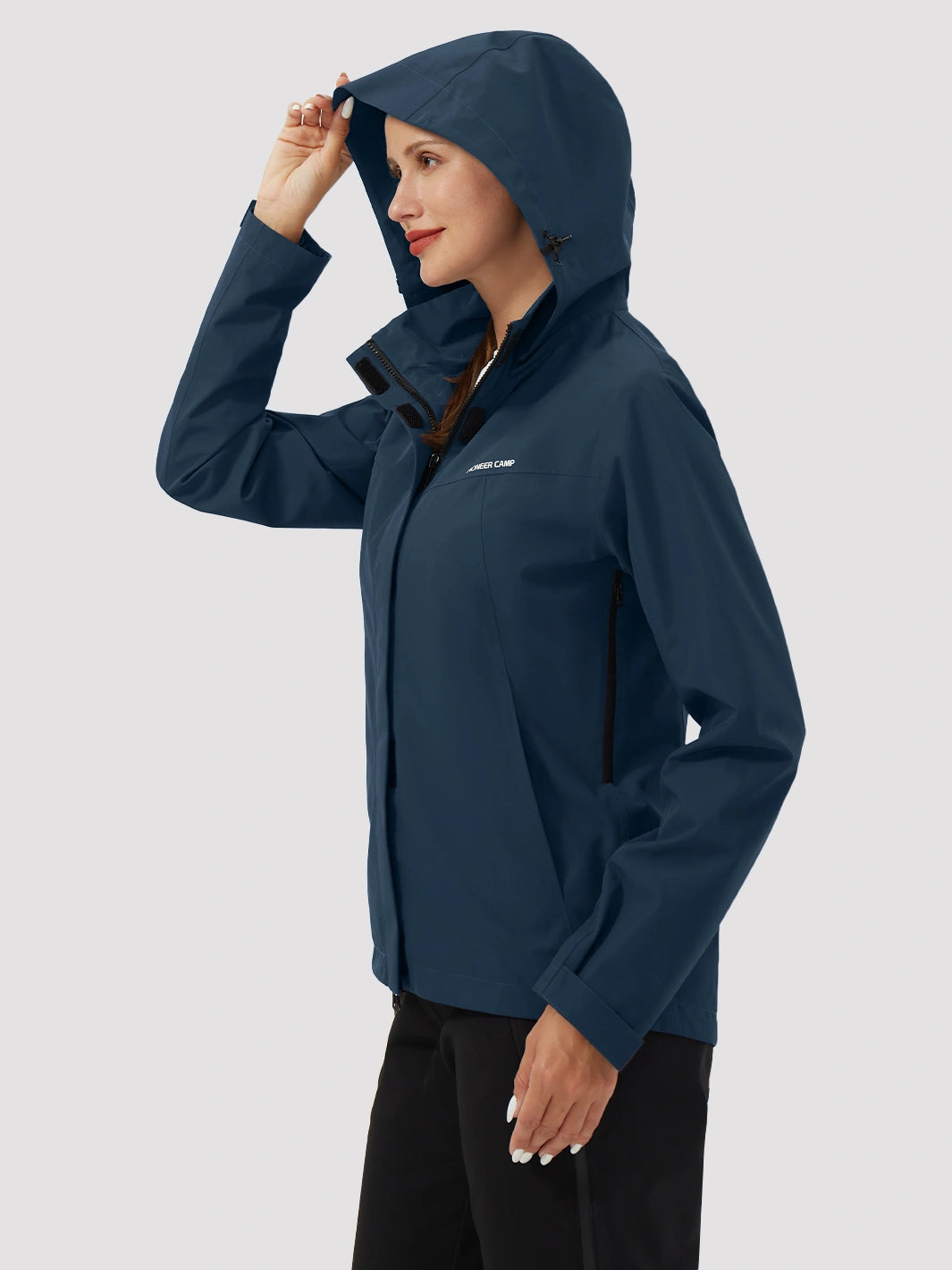 Veste de pluie imperméable et pliable pour femmes