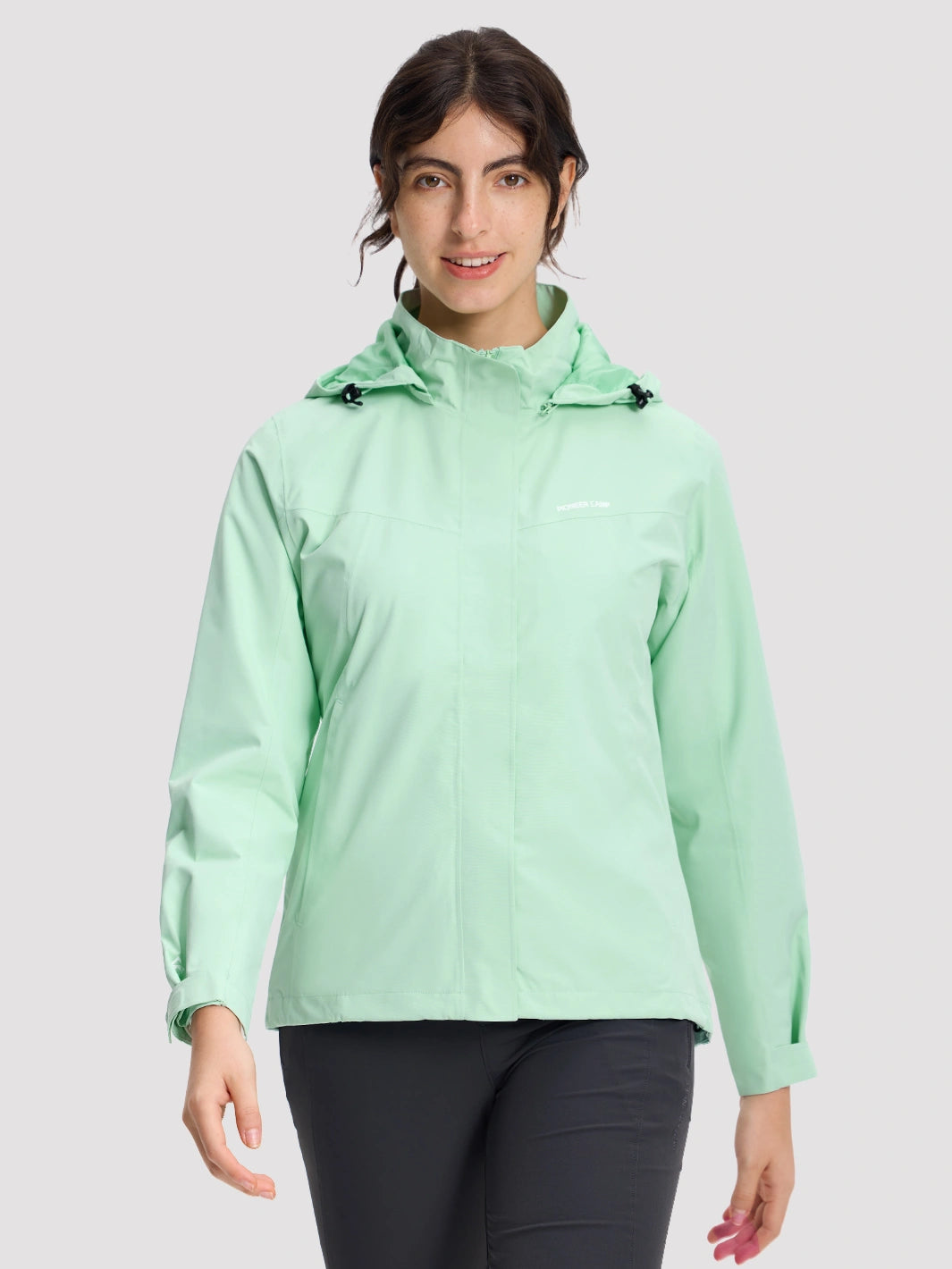 Women's Waterproof Packable Rain Jacket PIONEER CAMP