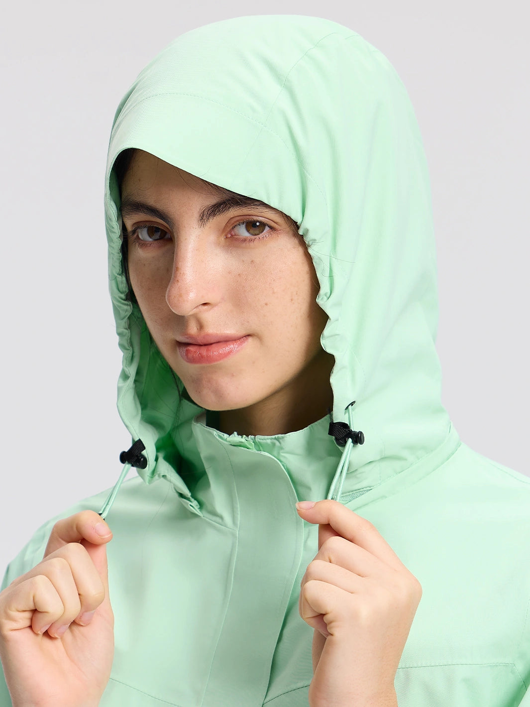 Women's Waterproof Packable Rain Jacket PIONEER CAMP