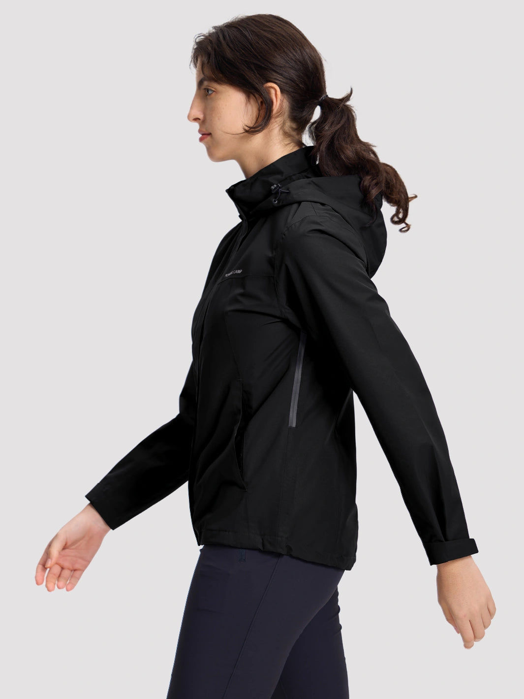 Women's Waterproof Packable Rain Jacket PIONEER CAMP