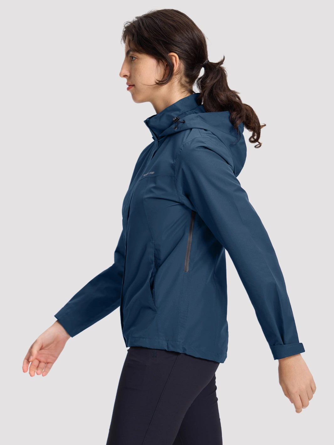 Women's Waterproof Packable Rain Jacket PIONEER CAMP