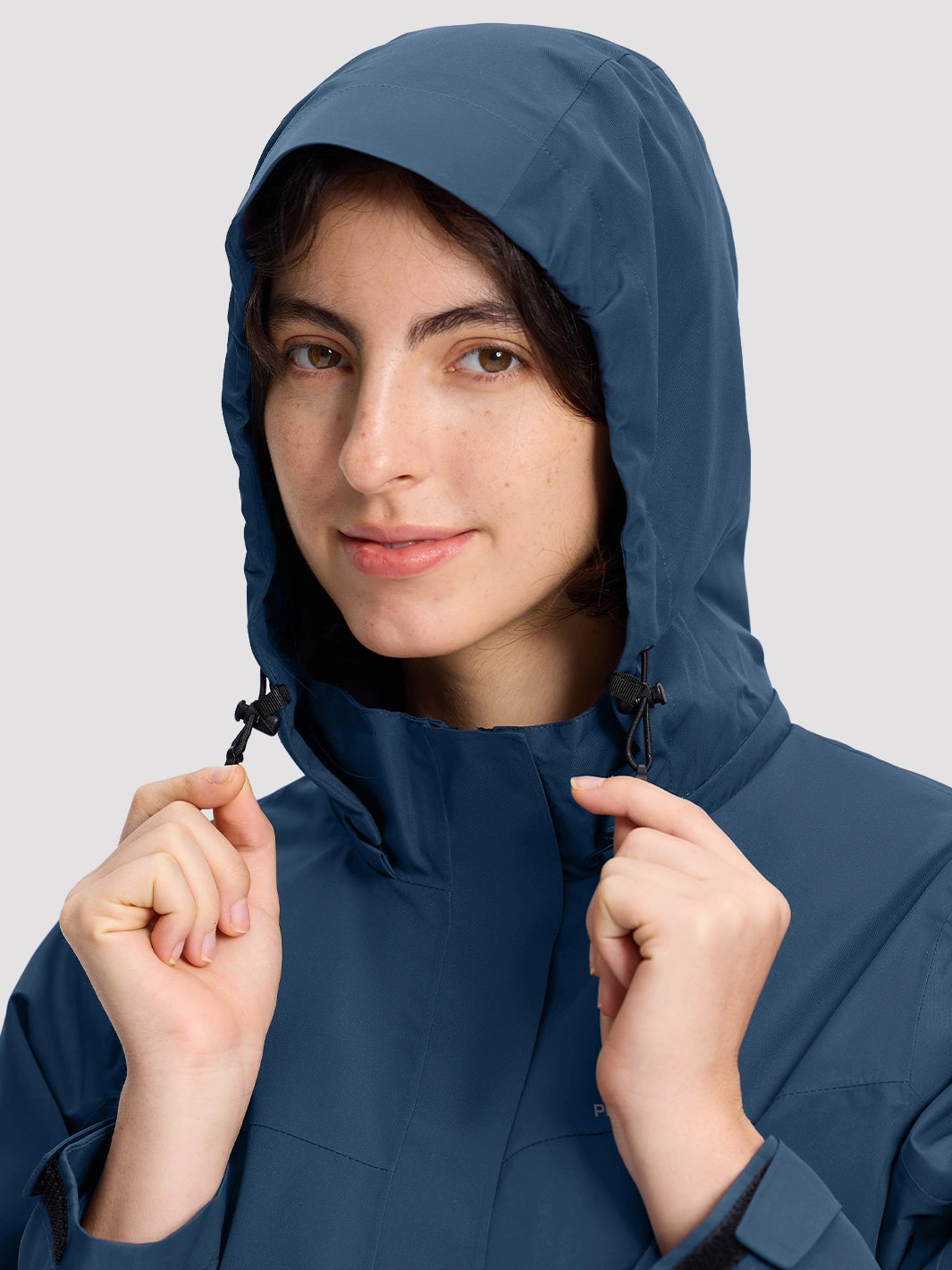 Women's Waterproof Packable Rain Jacket PIONEER CAMP