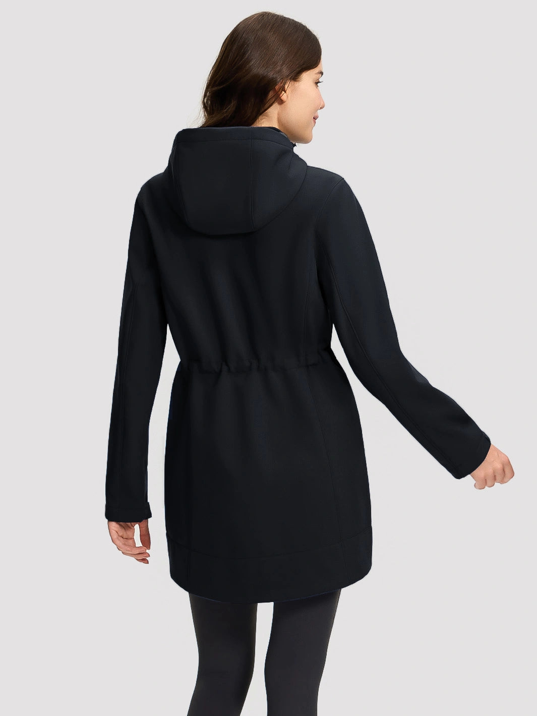 Women's Fleece-Lined Softshell Jacket with Removable Hood