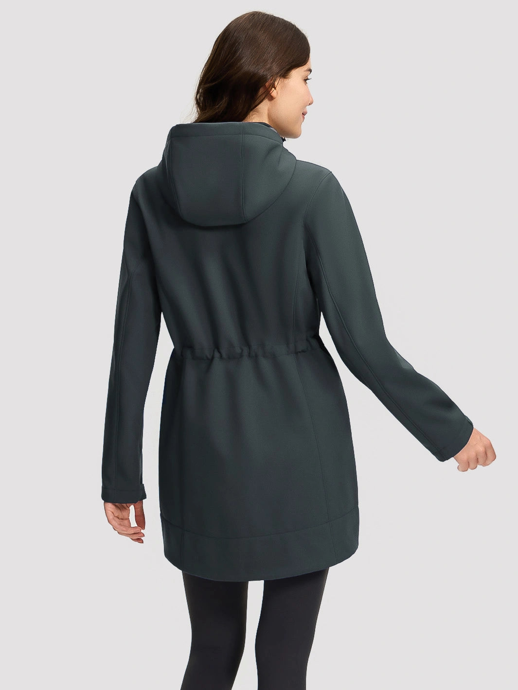 Women's Fleece-Lined Softshell Jacket with Removable Hood