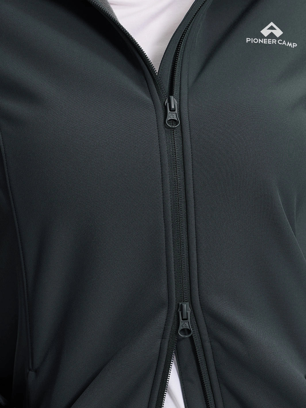 Women's Fleece-Lined Softshell Jacket with Removable Hood
