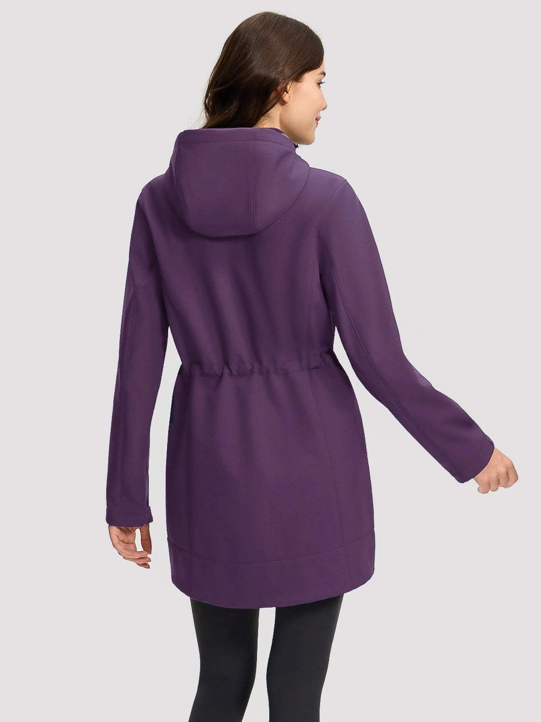 Women's Fleece-Lined Softshell Jacket with Removable Hood