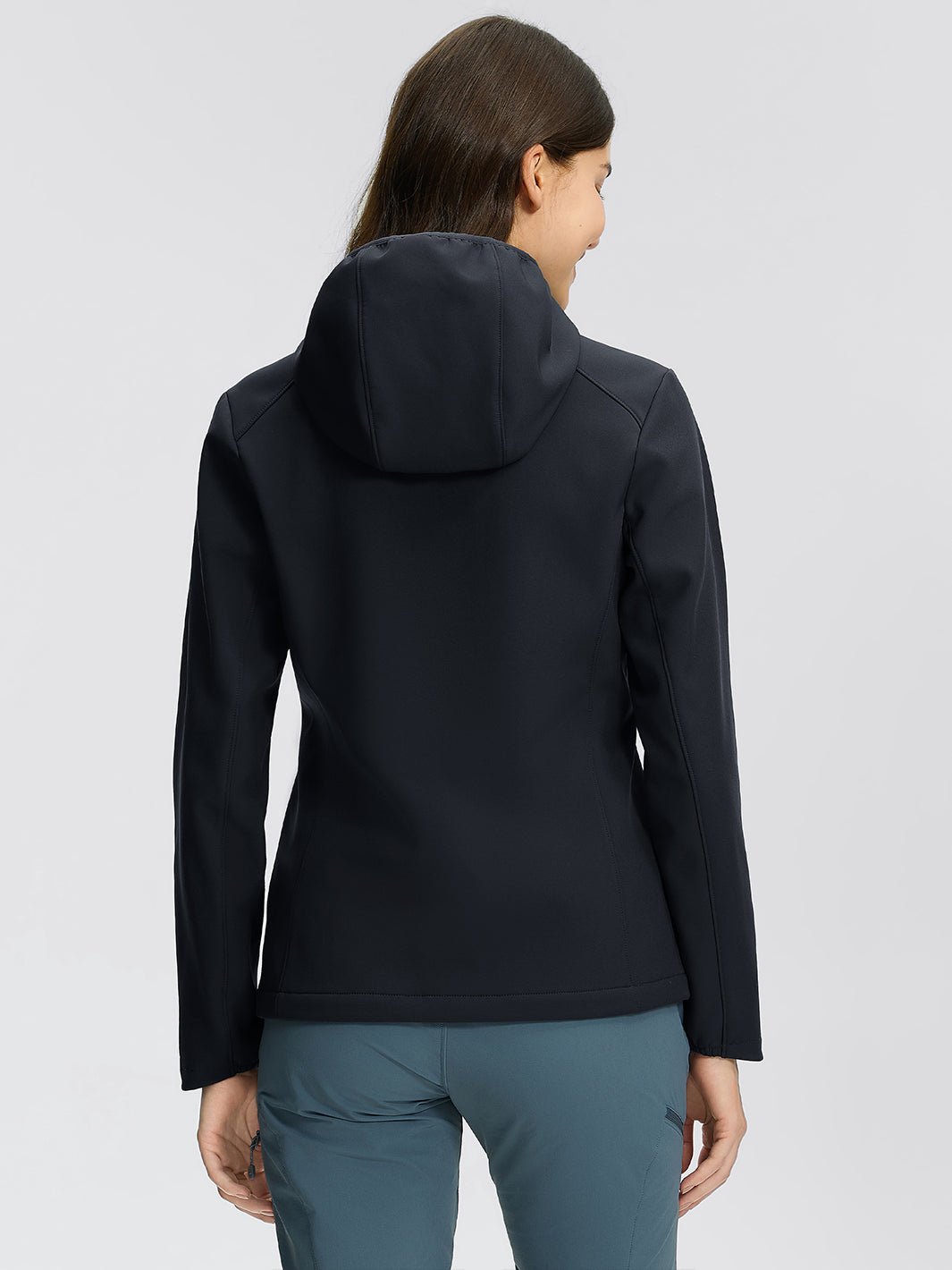 Wasserdichte Fleece-gefütterte Softshelljacke für Damen