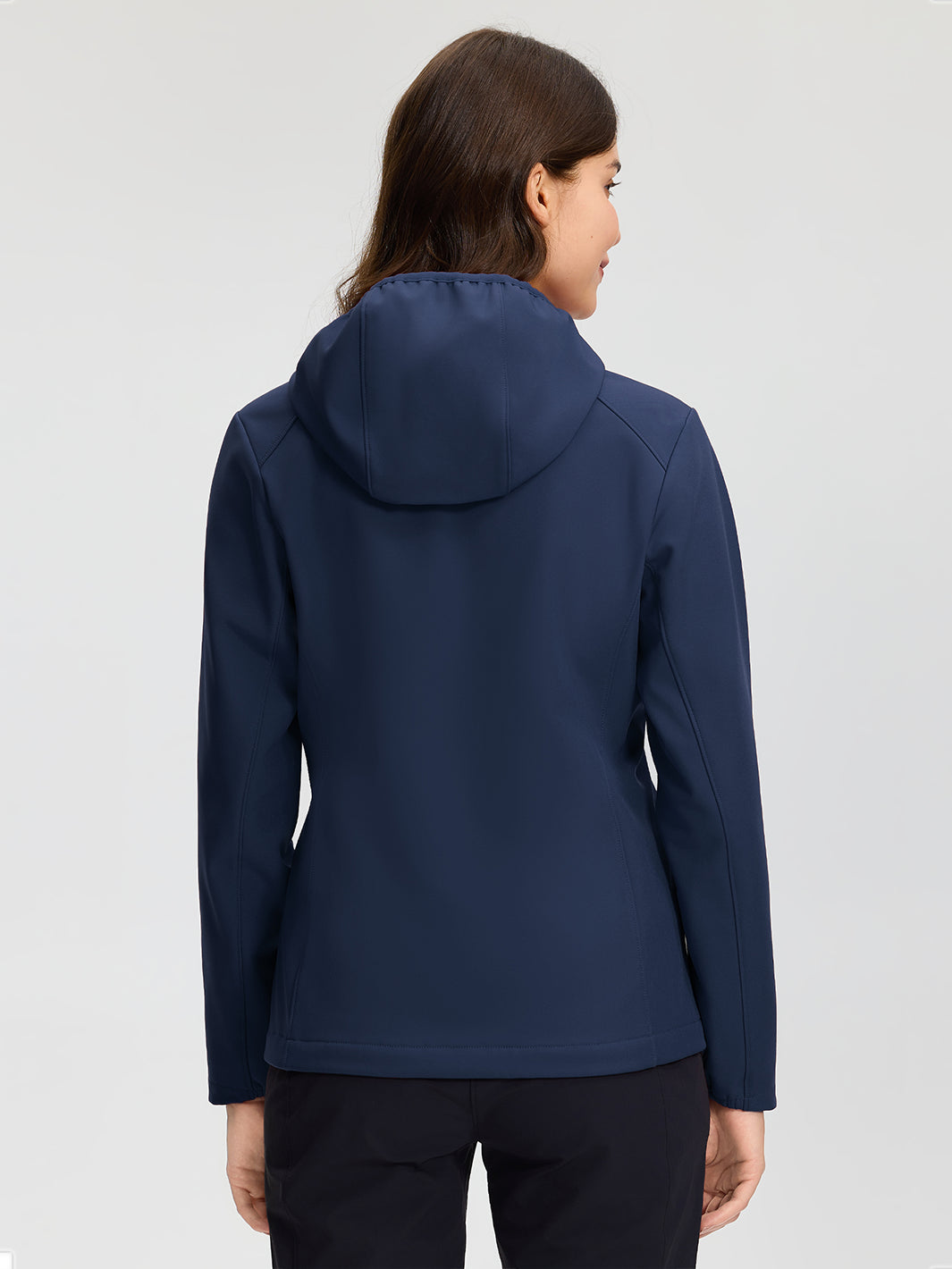Wasserdichte Fleece-gefütterte Softshelljacke für Damen