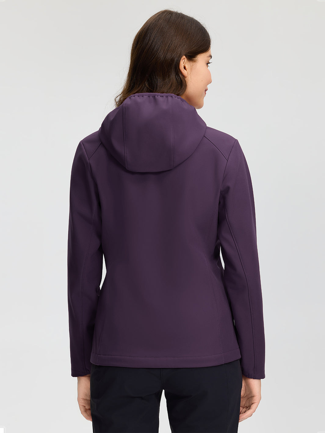 Wasserdichte Fleece-gefütterte Softshelljacke für Damen