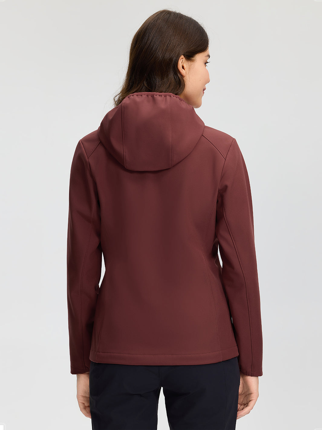 Wasserdichte Fleece-gefütterte Softshelljacke für Damen
