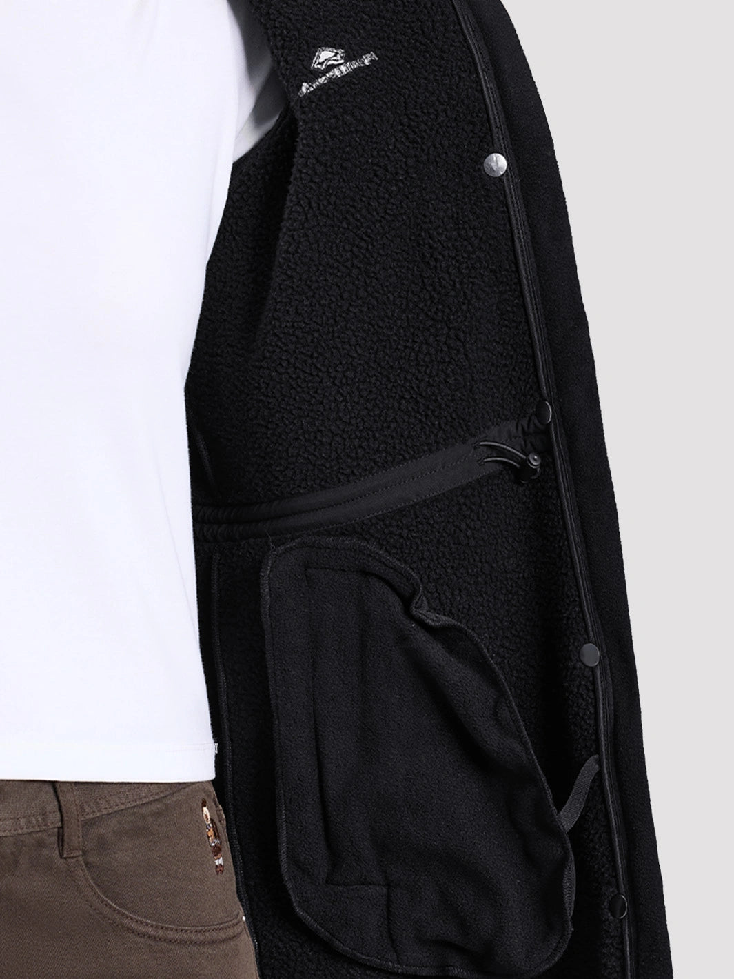 Women's 400G Double-Faced Fleece Long Hooded Jacket PIONEER CAMP