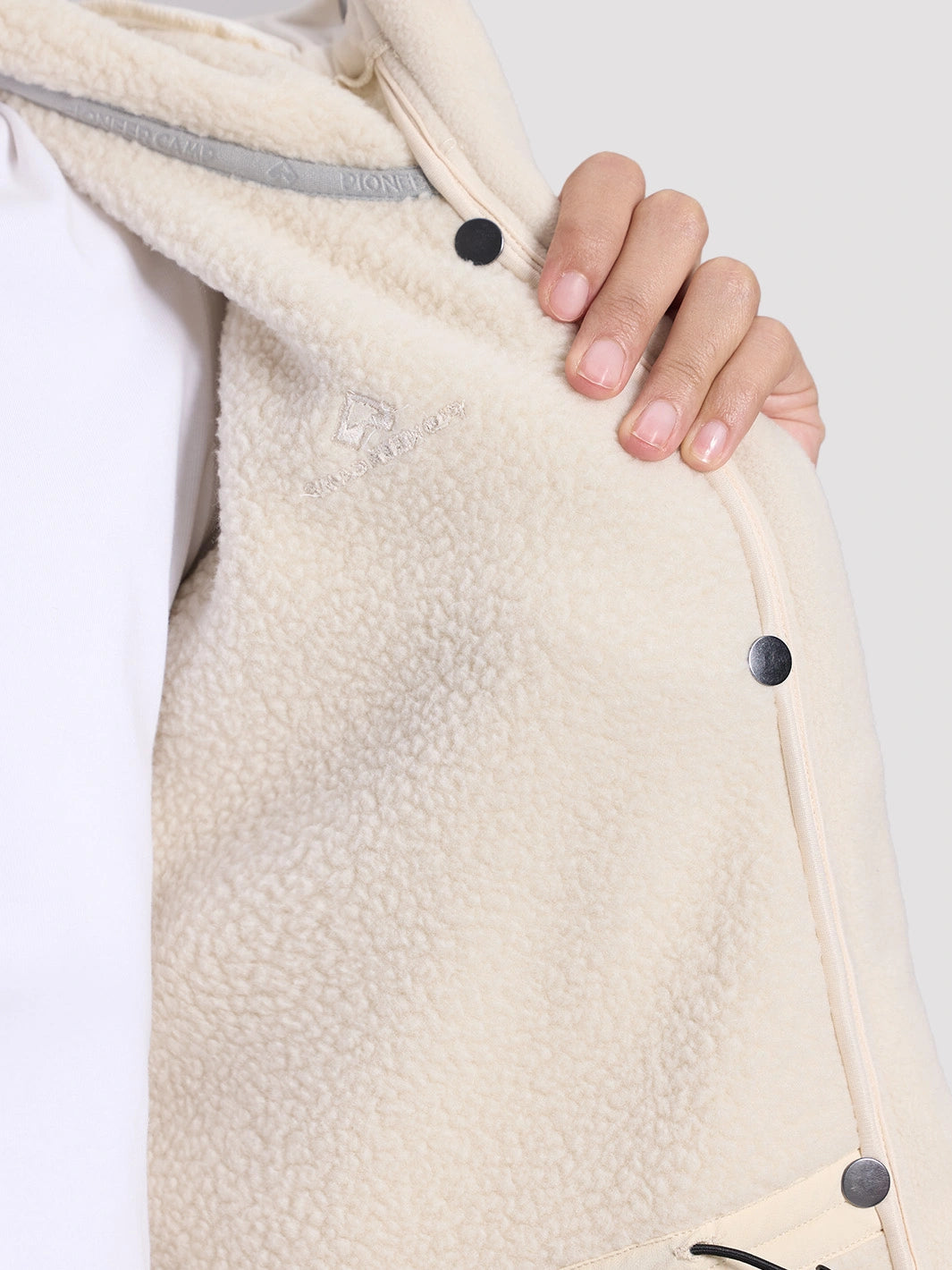 Women's 400G Double-Faced Fleece Long Hooded Jacket PIONEER CAMP