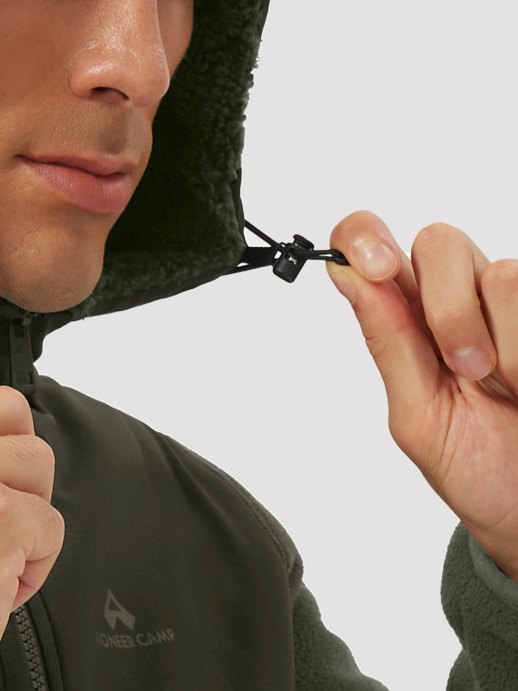 Men's Anti-Pilling Sherpa-Lined Full-Zip Hoodie