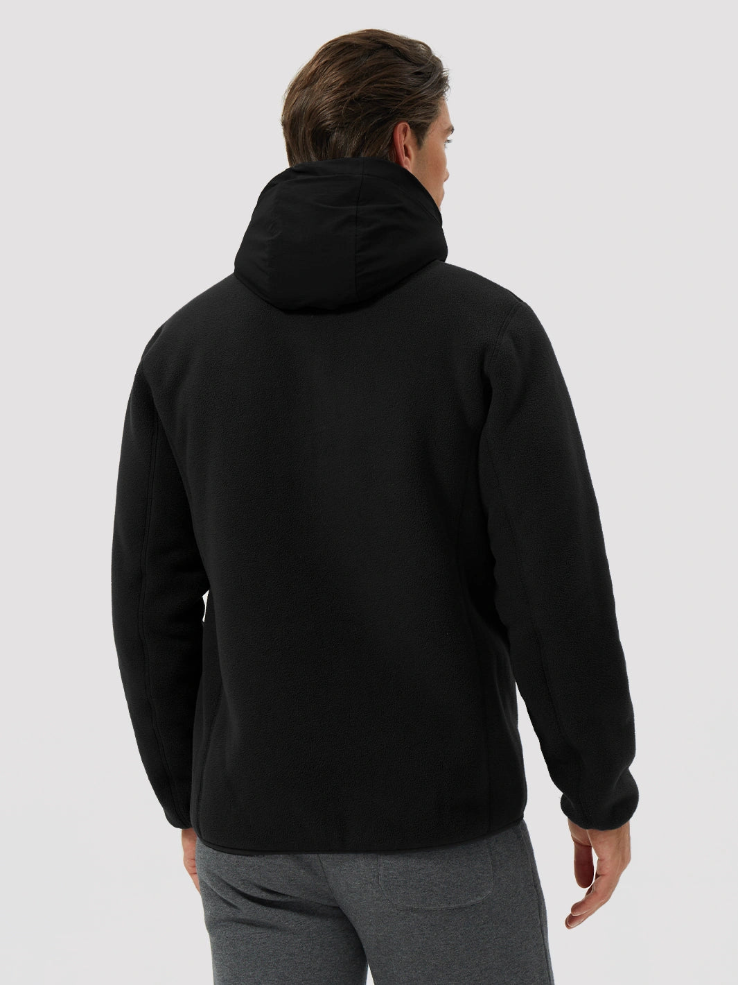 Men's Anti-Pilling Sherpa-Lined Full-Zip Hoodie