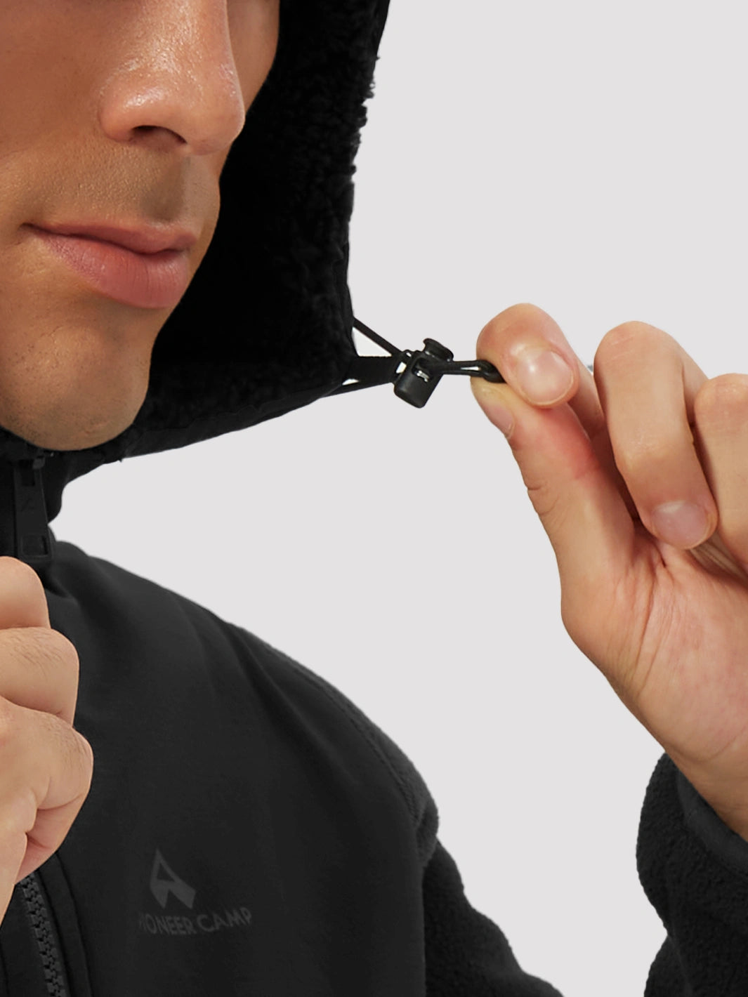 Men's Anti-Pilling Sherpa-Lined Full-Zip Hoodie
