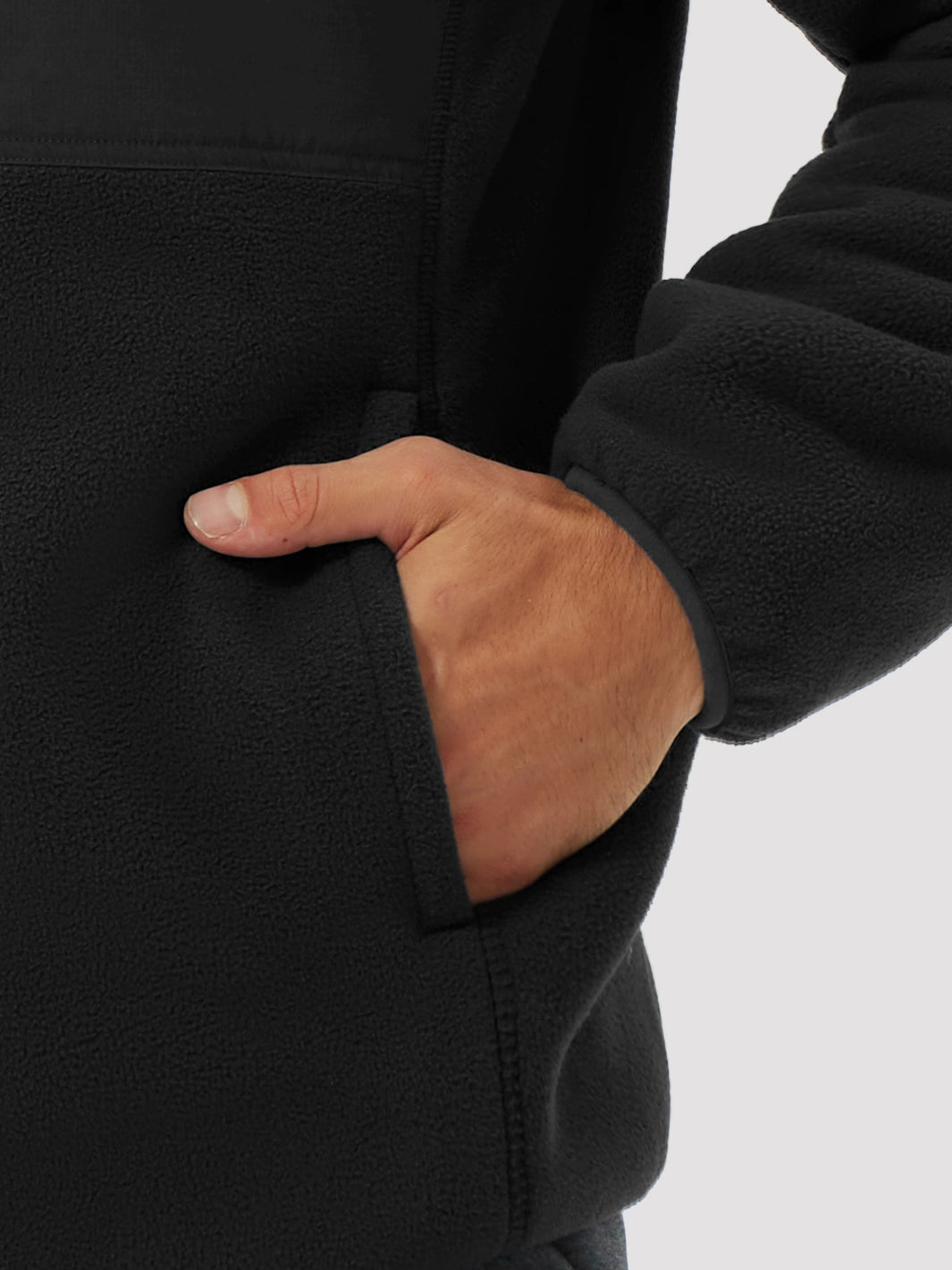 Men's Anti-Pilling Sherpa-Lined Full-Zip Hoodie