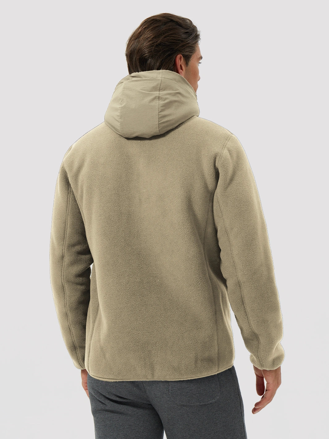 Men's Anti-Pilling Sherpa-Lined Full-Zip Hoodie