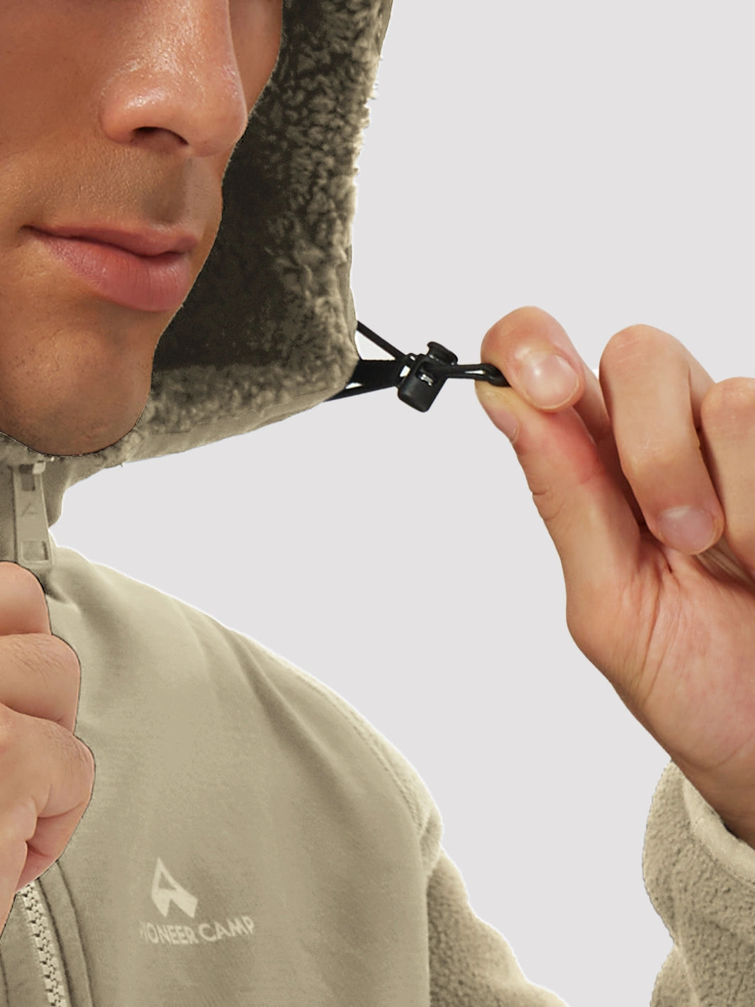 Men's Anti-Pilling Sherpa-Lined Full-Zip Hoodie