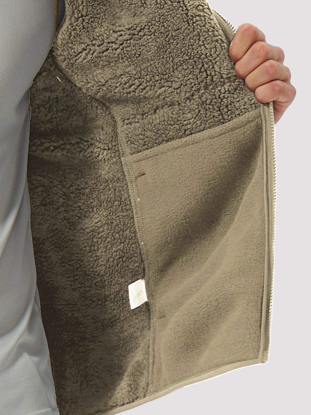 Men's Anti-Pilling Sherpa-Lined Full-Zip Hoodie