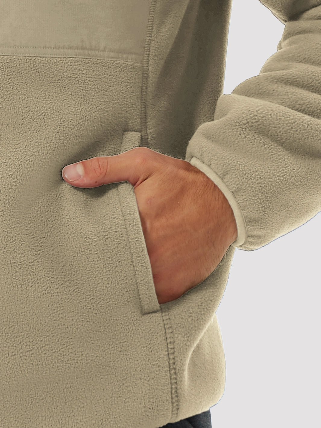 Men's Anti-Pilling Sherpa-Lined Full-Zip Hoodie