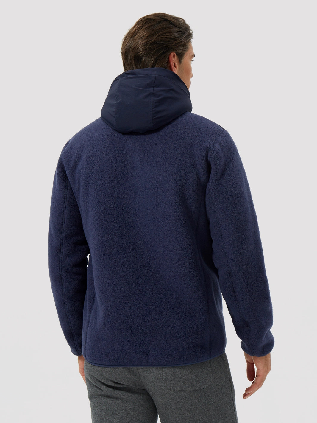 Men's Anti-Pilling Sherpa-Lined Full-Zip Hoodie