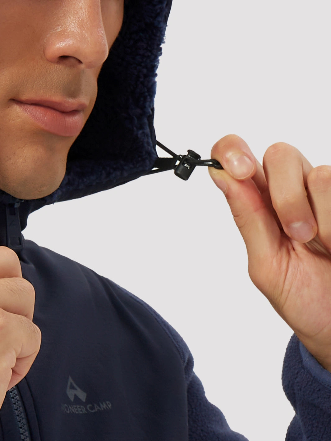 Men's Anti-Pilling Sherpa-Lined Full-Zip Hoodie