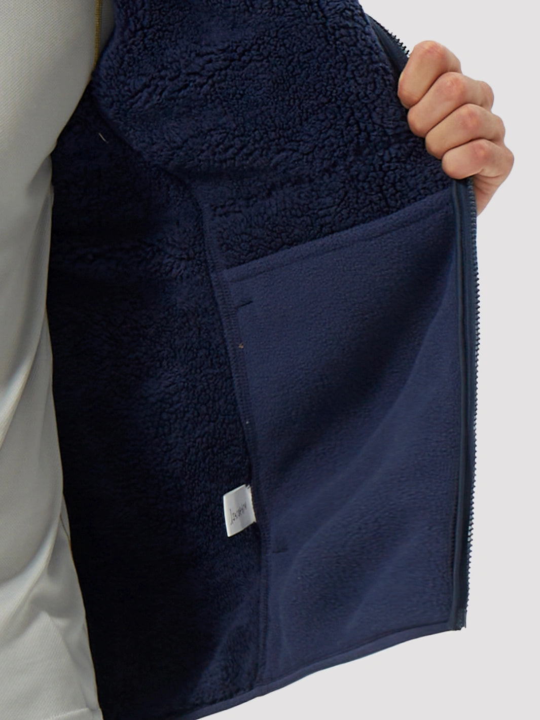 Men's Anti-Pilling Sherpa-Lined Full-Zip Hoodie
